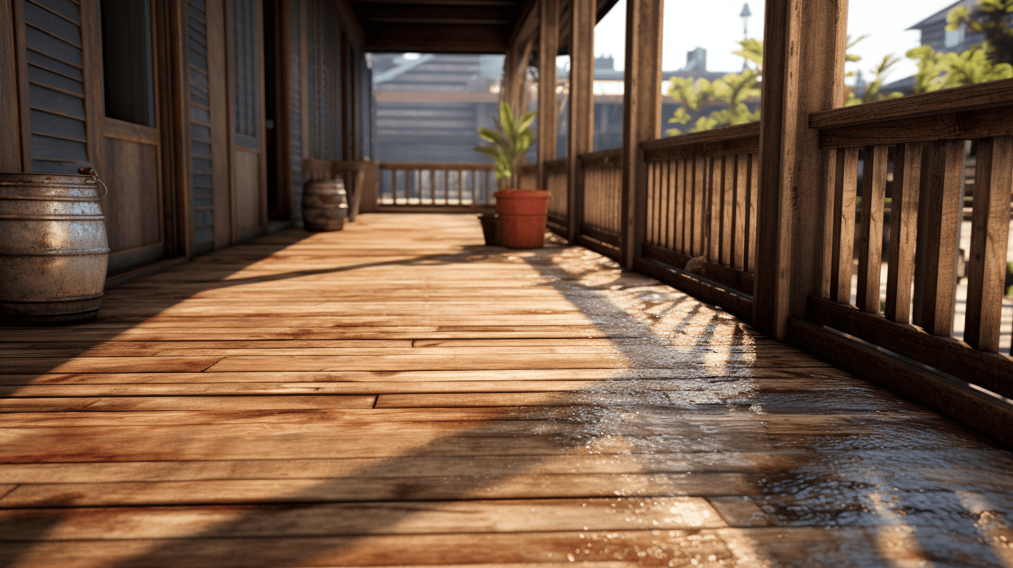 tips voor het reinigen van houten veranda's